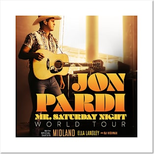 Jon Pardi mr. saturday night world tour Posters and Art